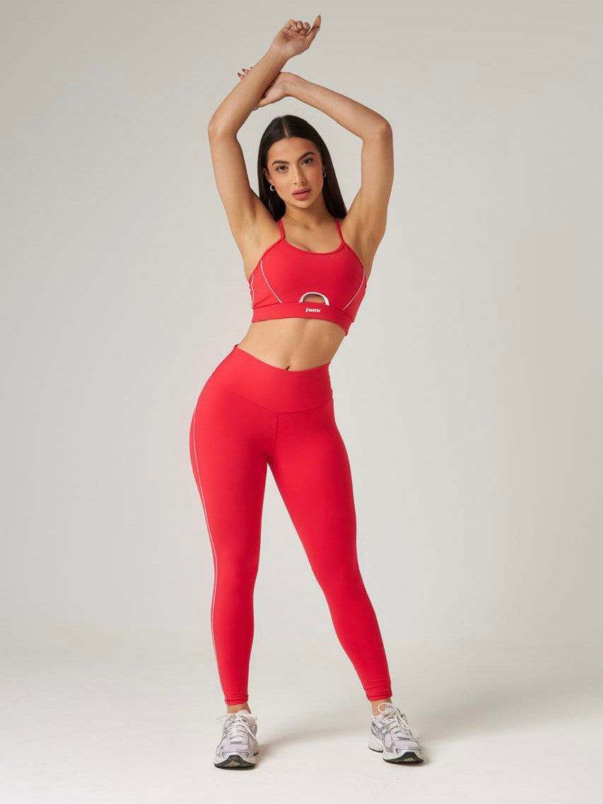LEGGINGS ROJO LA